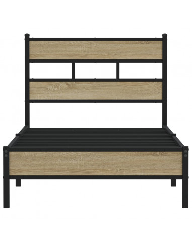 Giroletto senza Materasso Rovere Sonoma 107x200cm in Truciolato