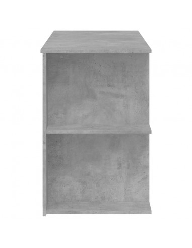 Scrivania Grigio Cemento 140x50x75 cm in Legno Multistrato