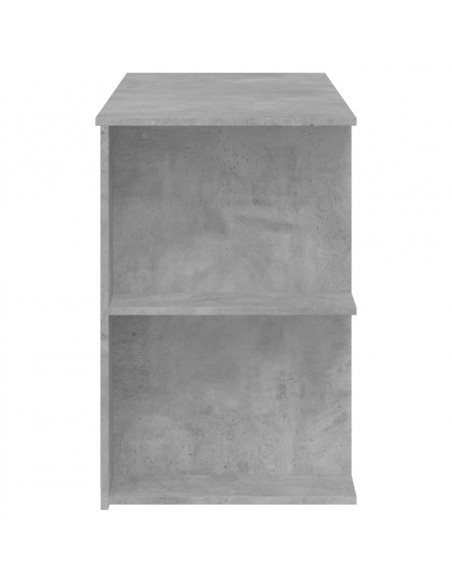 Scrivania Grigio Cemento 140x50x75 cm in Legno Multistrato