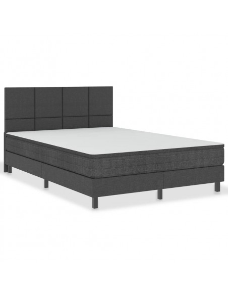 Testiera Letto Grigio Scuro in Tessuto 160x200 cm