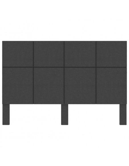Testiera Letto Grigio Scuro in Tessuto 160x200 cm