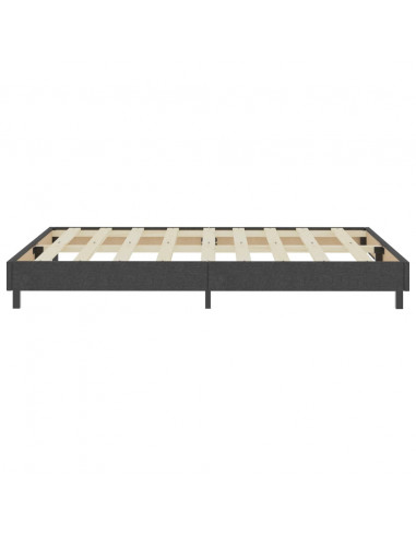 Letto a Molle Grigio in Tessuto 180x200 cm