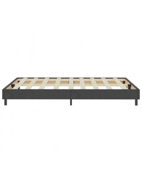 Letto a Molle Grigio in Tessuto 180x200 cm