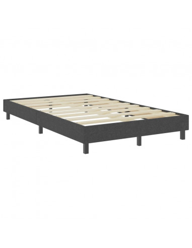 Letto a Molle Grigio in Tessuto 120x200 cm