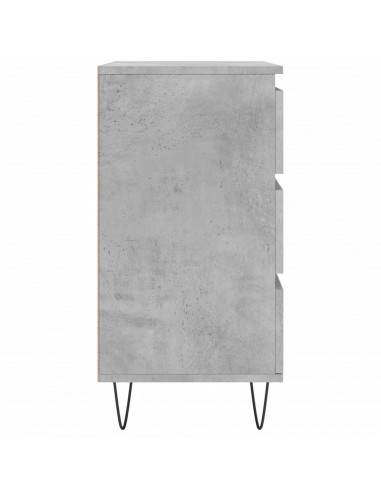 Credenza Grigio Cemento 60x35x70 cm in Legno Multistrato