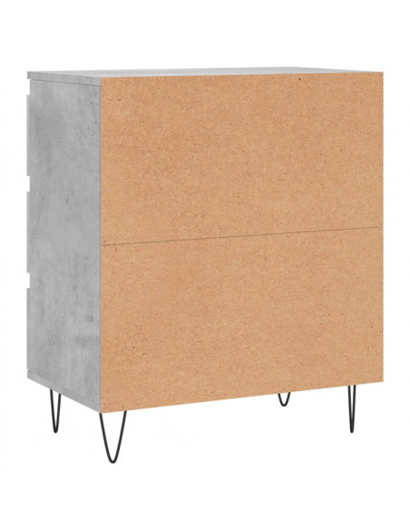 Credenza Grigio Cemento 60x35x70 cm in Legno Multistrato