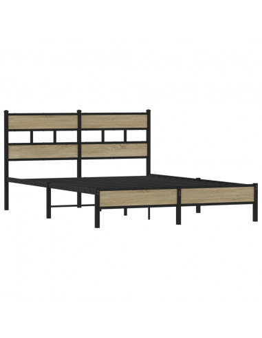 Giroletto senza Materasso Rovere Sonoma 137x190cm in Truciolato