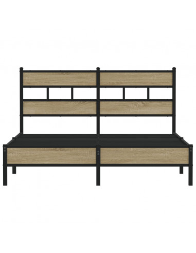 Giroletto senza Materasso Rovere Sonoma 137x190cm in Truciolato