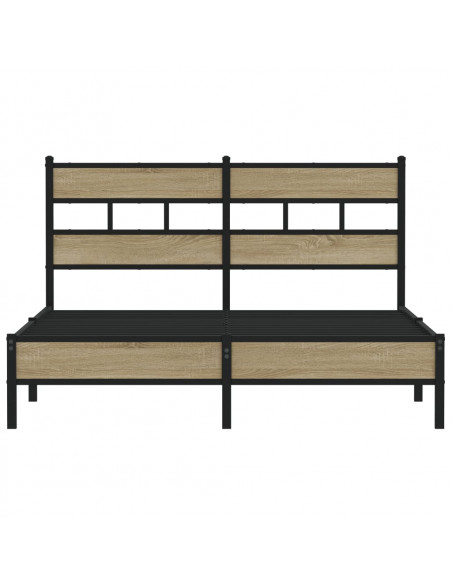Giroletto senza Materasso Rovere Sonoma 137x190cm in Truciolato