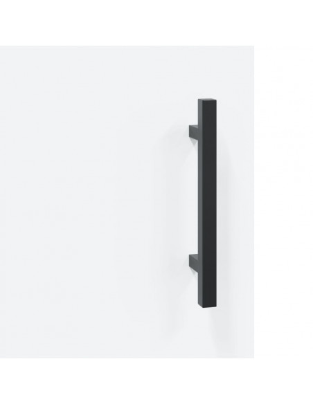 Credenza Bianca 69,5x34x180 cm in Legno Multistrato