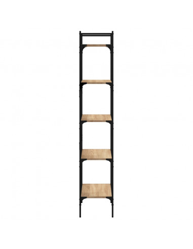 Libreria Rovere Sonoma 5 Ripiani 56x31,5x174 cm Multistrato