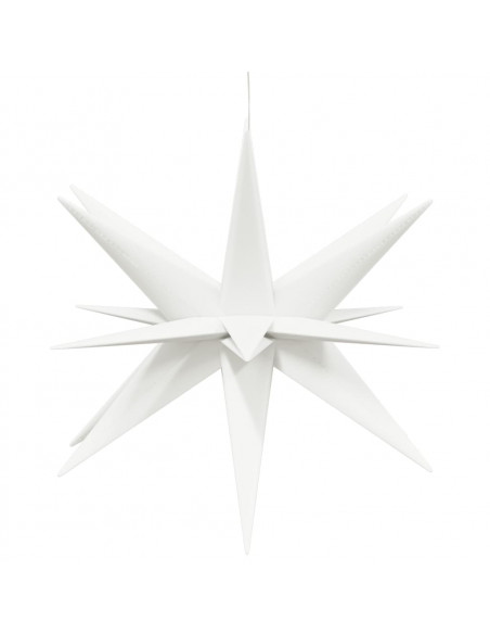 Luci di Natale con LED 3 pz Pieghevoli Bianche 57 cm