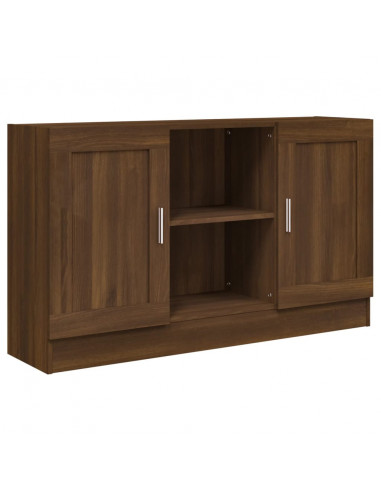 Credenza Rovere Marrone 120x30,5x70 cm in Legno Multistrato