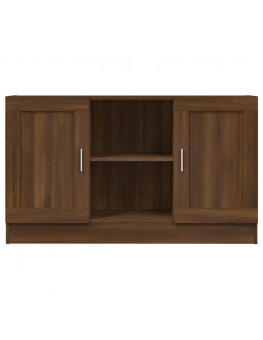 Credenza Rovere Marrone 120x30,5x70 cm in Legno Multistrato