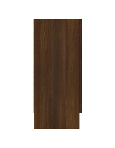 Credenza Rovere Marrone 120x30,5x70 cm in Legno Multistrato