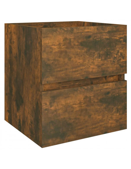 Mobile Lavabo Rovere Fumo 41x38,5x45 cm in Legno Multistrato