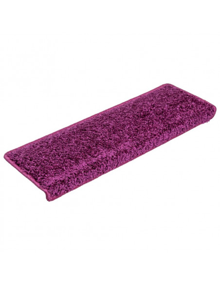 Tappetini per Scale 15 pz 65x21x4 cm Viola