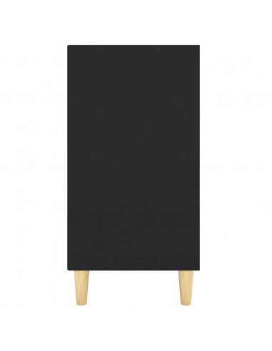 Credenza Nera 103,5x35x70 cm in Legno Multistrato