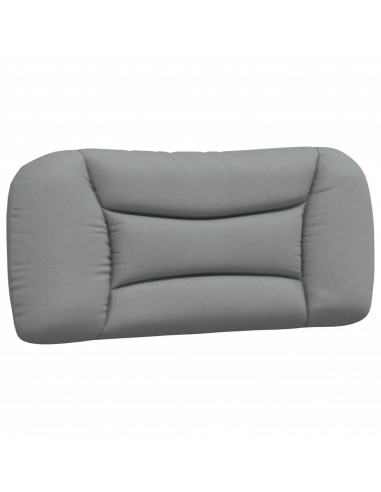 Cuscino Testiera Grigio Chiaro 90 cm in Tessuto