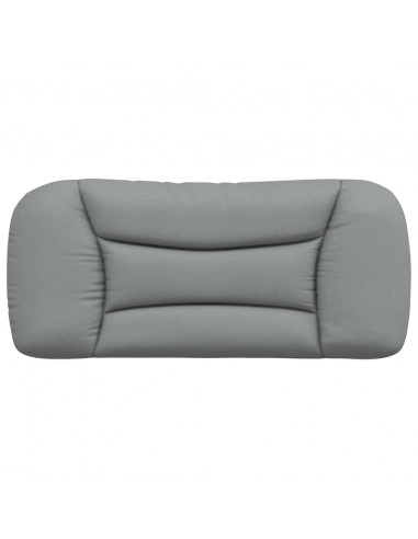 Cuscino Testiera Grigio Chiaro 90 cm in Tessuto