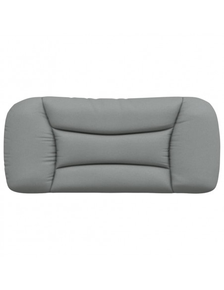 Cuscino Testiera Grigio Chiaro 90 cm in Tessuto