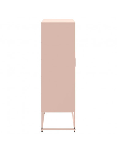 Credenza Rosa 68,5x38,5x123,5 in Acciaio