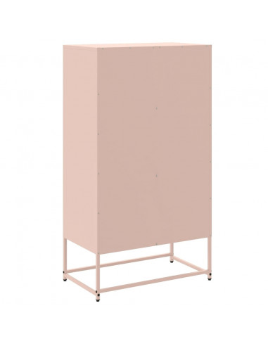 Credenza Rosa 68,5x38,5x123,5 in Acciaio