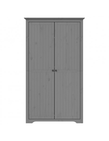 Armadio BODO 99x53,5x173 cm in Legno Massello di Pino Grigio
