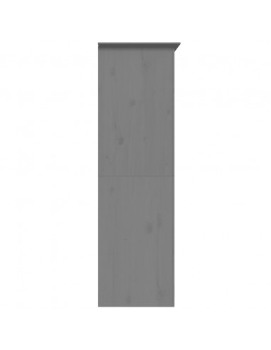 Armadio BODO 99x53,5x173 cm in Legno Massello di Pino Grigio