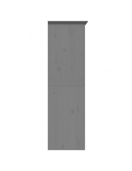 Armadio BODO 99x53,5x173 cm in Legno Massello di Pino Grigio