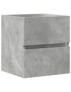 Mobile Lavabo Grigio Cemento 41x38,5x45 cm in Legno Multistrato 2