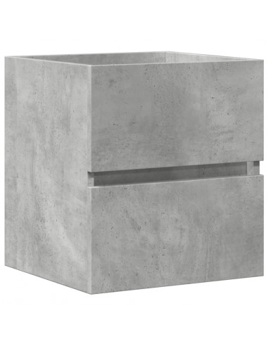 Mobile Lavabo Grigio Cemento 41x38,5x45 cm in Legno Multistrato