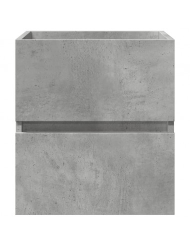 Mobile Lavabo Grigio Cemento 41x38,5x45 cm in Legno Multistrato
