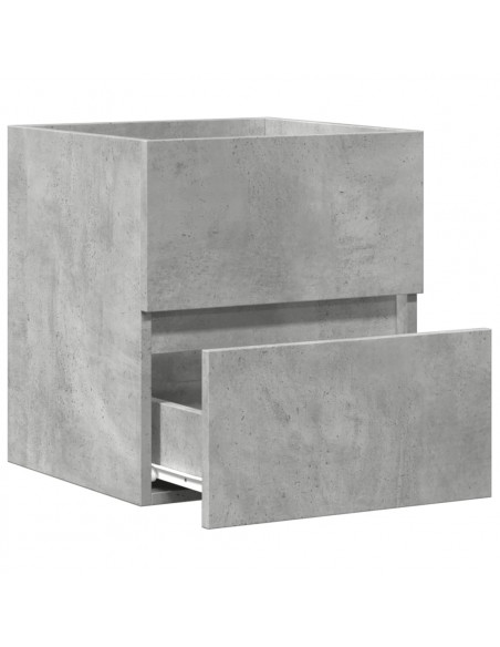 Mobile Lavabo Grigio Cemento 41x38,5x45 cm in Legno Multistrato