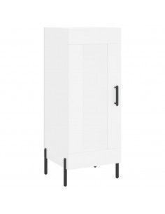 Credenza Bianca 34,5x34x180 cm in Legno Multistrato 2