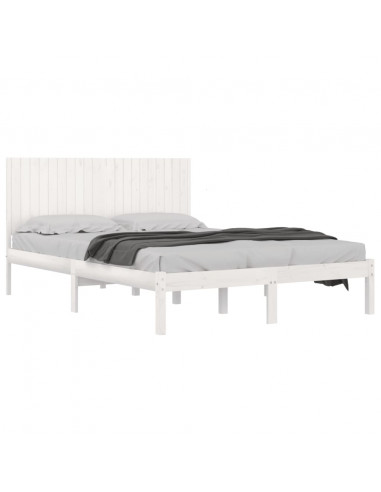 Giroletto Bianco in Legno Massello di Pino 200x200 cm