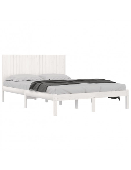 Giroletto Bianco in Legno Massello di Pino 200x200 cm