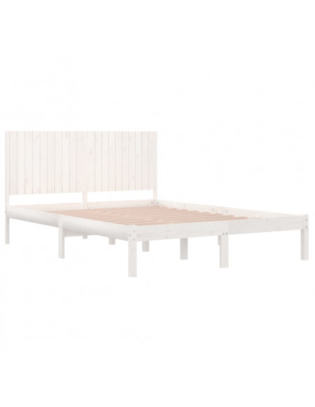 Giroletto Bianco in Legno Massello di Pino 200x200 cm