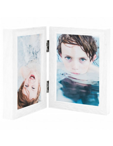 Cornici Portafoto a Libro Bianche 2x(13x18 cm)