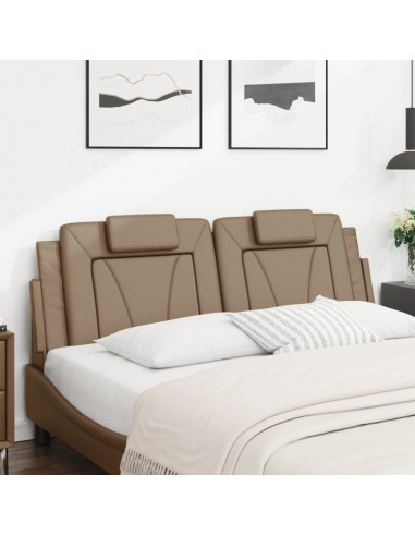 Cuscino Testiera Cappuccino 160 cm in Similpelle