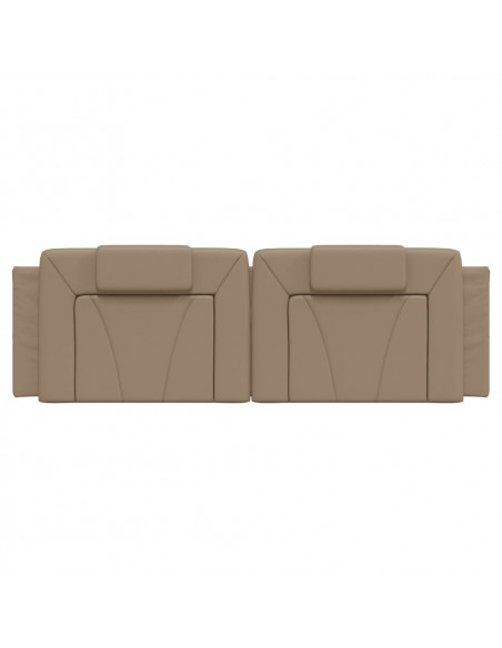 Cuscino Testiera Cappuccino 160 cm in Similpelle