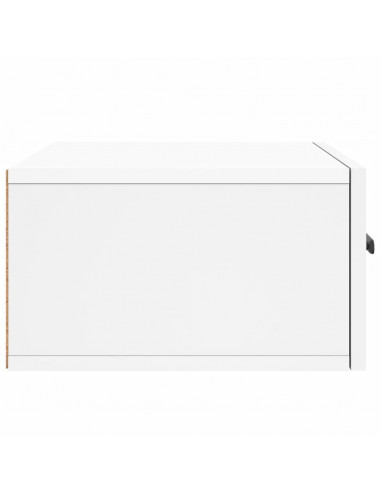 Comodini a Muro 2 pz Bianchi 35x35x20 cm