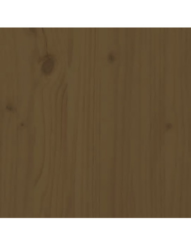 Testiera Letto Miele 205,5x4x100 cm in Legno Massello di Pino