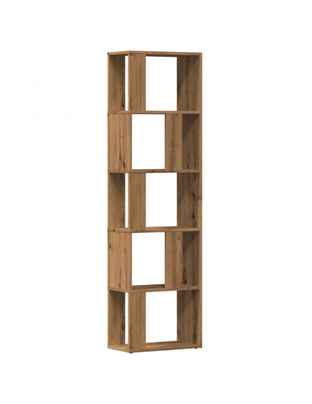 Libreria Rovere Artigianale 45x24x159 cm Legno Multistrato