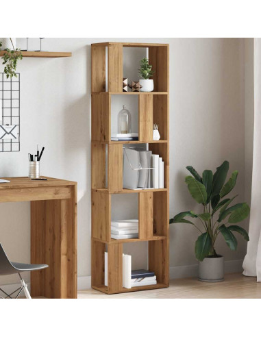 Libreria Rovere Artigianale 45x24x159 cm Legno Multistrato