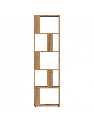 Libreria Rovere Artigianale 45x24x159 cm Legno Multistrato