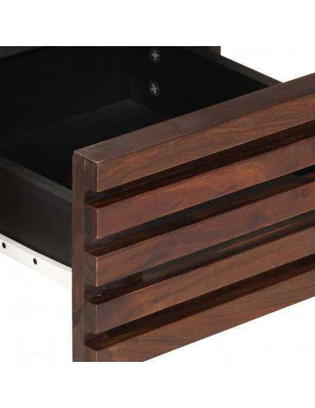 Mobile Porta TV Marrone 70x34x46 cm in Legno Massello di Mango