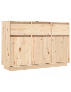 Credenza 110x34x75 cm in Legno Massello di Pino 2