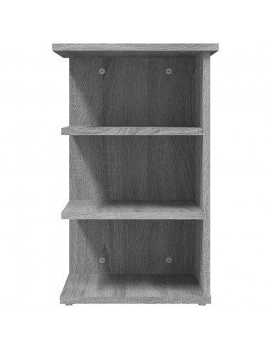 Mobiletto Laterale Grigio Sonoma 35x35x55 cm Legno Multistrato