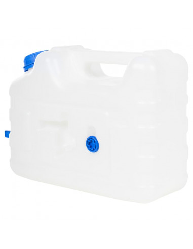 Contenitore Acqua con Rubinetto Trasparente 12 L in Plastica